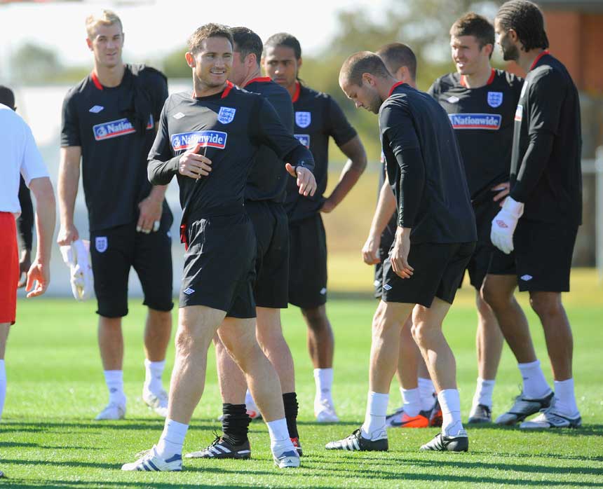 England train in South Africa